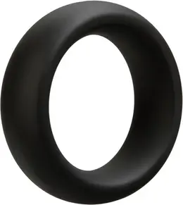 Doc Johnson OptiMALE Silikonski Prsten 40mm Crni Fleksibilna Potporna Traka