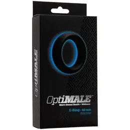 Doc Johnson OptiMALE Silikonski Prsten 40mm Crni Fleksibilna Potporna Traka