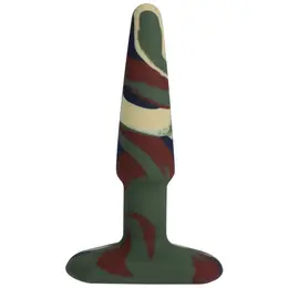 A-Play Groovy Silicone Plug 10 cm - Unique Camouflage Design