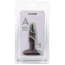 A-Play Groovy Silicone Plug 10 cm - Unique Camouflage Design