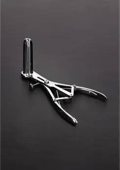 Shots Matthieu 3-Prong Steel Rectal Dilator with Adjustable Locking System
