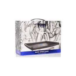 XR Brands CleanStream naduvavajući vodootporni list za igru Crni 213x160cm