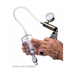 XR Brands Master Series Vacuum System with Ribbed Anal Insert Black