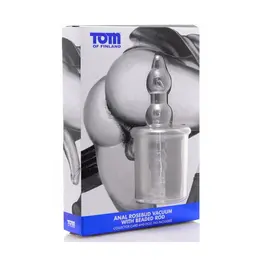 XR Brands Master Series Vacuum System with Ribbed Anal Insert Black