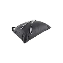 Mr Sling Red Leather Support Cushion with Chains, 20cm, European Made