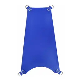 BlueLion Kožna Slinga 4-Tačke Podesiva, Prava Goveđa Koža, 100cm, Plava