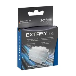 JOYDIVISION EXTASYring Elastični Potporni Prsten sa Stimulativnom Teksturom, Prozirni