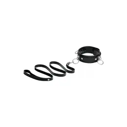 Stockroom Isabella Sinclaire Leather Collar & Leash Adjustable Black