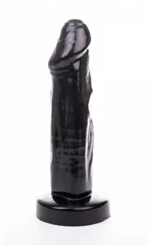 Hung System Uncut 27 cm Crna Intimna Mašina sa Usisnom Bazom