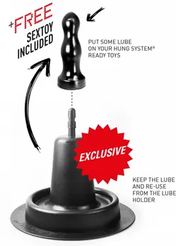 Hung System Easy Squat + Winky Floor Base Attachment 27.5 cm Black