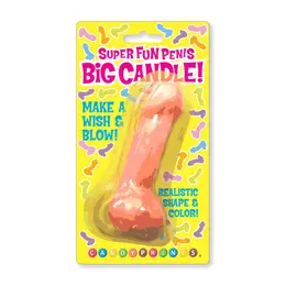 Kheper Games Large Celebration Candle Pink 10cm - Zabavna party dekoracija