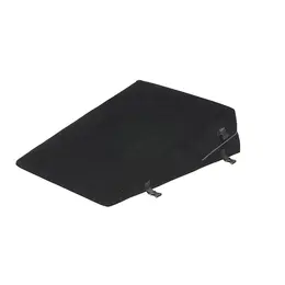 XR Brands Bondage Cushion XL Black - Support Wedge with Restraint System