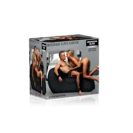 XR Brands Bondage Love Couch Crna - Sistem Za Vezivanje Od Pene Visoke Gustine
