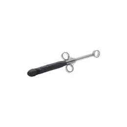Cleanstream Jizz Shooter Silikonski XL Aplikator za Lubrikant, Crni