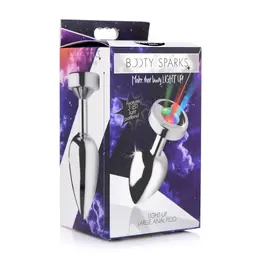 Light Up Veliki Metalni Čep – 3 Obrasca LED, Aluminijum bez Nikla