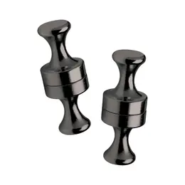 XR Brands Power Pins Magnetic Clamp Set, Nickel-Free, Gunmetal Finish