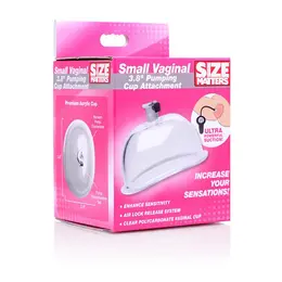 XR Brands Acrylic Anatomical Intimate Pump with Small Cup Attachment