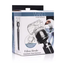XR Brands Vibra-Stroke Wand Attachment With Wall Mount, Flexible Design
