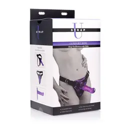 Comfort Ride Strap-On System - Adjustable Harness & 18 cm Model, Black