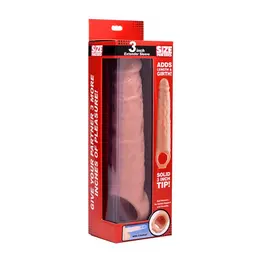 XR Brands Master Series Intimni Produžni Rukav 19 cm Transparentni