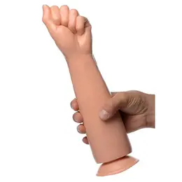 Fisto Model Stisnute Šake – Anatomska Intimna Mašina, XL Veličina, Crna