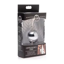 XR Brands Oppressor's Orb Teška Kugla od Nerđajućeg Čelika 227g sa Konektorom