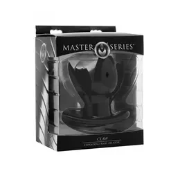 XR Brands Master Series Claw Ekspandirajući Analni Dilator - Fleksibilni Čep, Crni