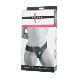 Blush Bella Podesivi Velvet Strap-On Pojas sa Podstavljenim Potpornim Panelom