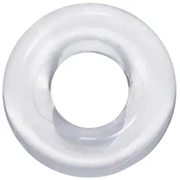 Blush Novelties The 3X Donut Adjustable Ring TPE Body-Safe Clear