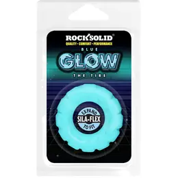 Perfect Fit The Tire Silicone Ring Glow-in-the-Dark, Wide Textured Design