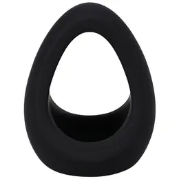 Rock Solid The Stretcher Dvostruki potporni silikonski prsten crni