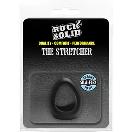 Rock Solid The Stretcher Dvostruki potporni silikonski prsten crni