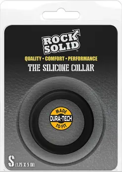 Rock Solid Silicone Comfort Ring Small - Premium Flat Design