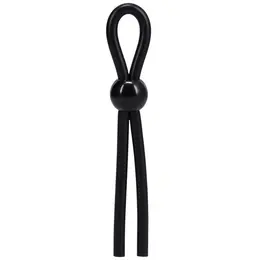 Sport Fucker Secur-Lok Adjustable Silicone Ring Black