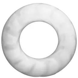 Rock Solid Fat Tire Široki Silikonski Prsten sa Teksturiranom Površinom Crni
