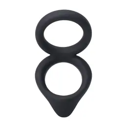 Rock Solid Dual Enhancer Ring with Textured Stimulating Surface