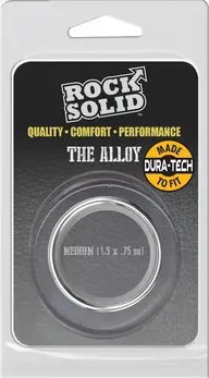Rock Solid Brushed Alloy Ring Medium - Lightweight Aluminum System