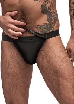 Male Power Grip Rip Breakaway Bikini S Black Elastic Waistband
