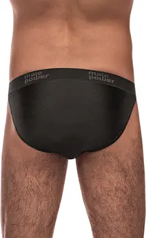 Male Power Grip Rip Breakaway Bikini S Black Elastic Waistband