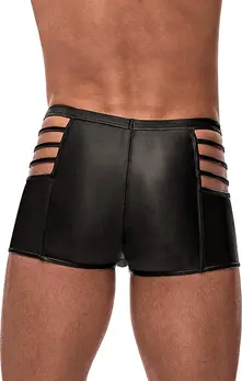Male Power Cage Matte Short XL - Strapped Cutout Hip Boxer