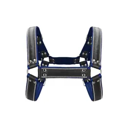 Z Series Chest Bulldog Harness L/XL - Premium Leather Adjustable Model
