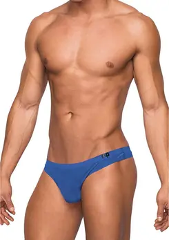 Male Power Seamless Sleek Thong S/M - Low-Rise Cotton Waistband