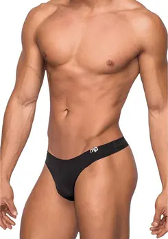 Male Power Seamless Sleek Thong S/M - Low Waist, Cotton Waistband