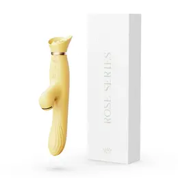 ZALO Rose Series Dual-Action Vibrator with Textured Surface & Heating