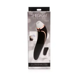 Shegasm Deluxe Dvostrani Silikonski Intimni Uređaj, 11+7 Funkcija, Ljubičasti