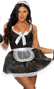 Domesticated Delight French Maid Costume XS/S Complete Set
