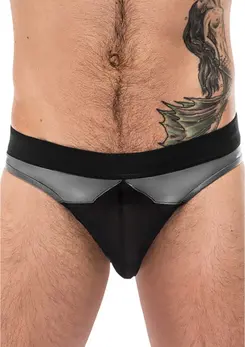 Male Power Iron Clad Bikini XL Fleksibilna mreža Crna