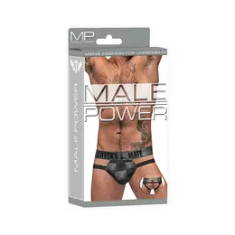 Male Power Checked Mate Cut Out Jock L/XL Proziran Uzorkovan Pojas