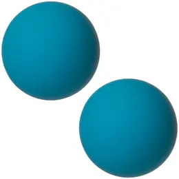 Mood Steamy Ben-Wa Balls - Silicone, Blue & Pink, Weighted Set
