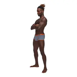 Male Power Uplift Mini Šorts XL Sivi - Potporni Satenski Pojas